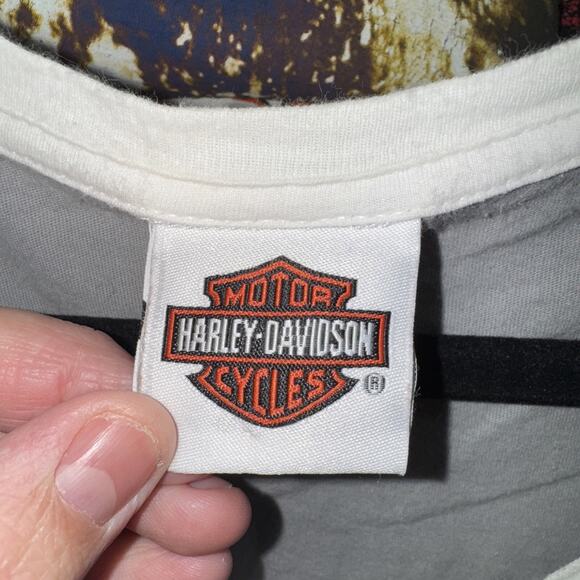 Y2K Harley Davidson Women’s 110 Years Pennsylvania Shirt Size Large - Picture 3 of 5
